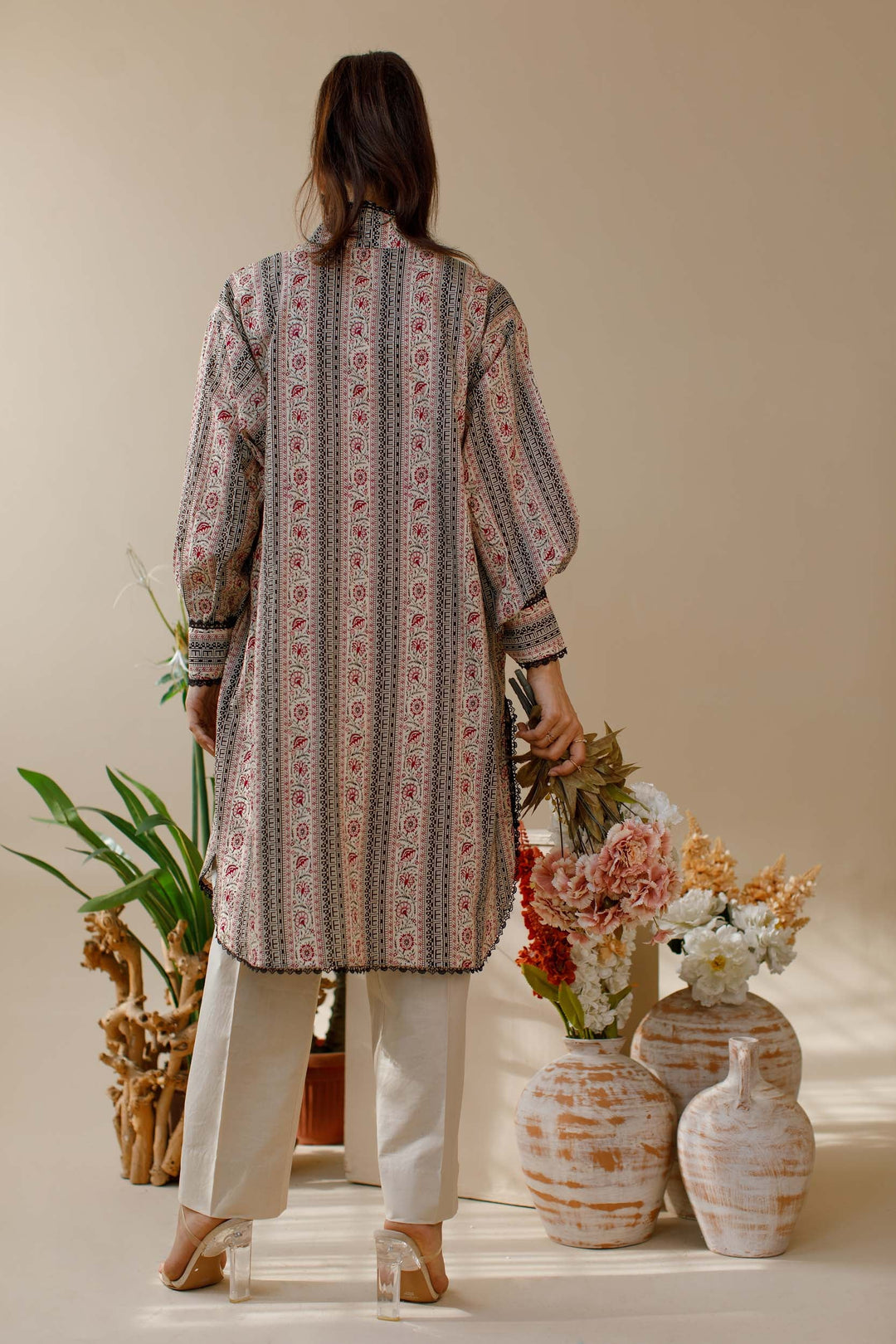 Ombrella - Floral - Co ord Set - Lawn - 2 Piece