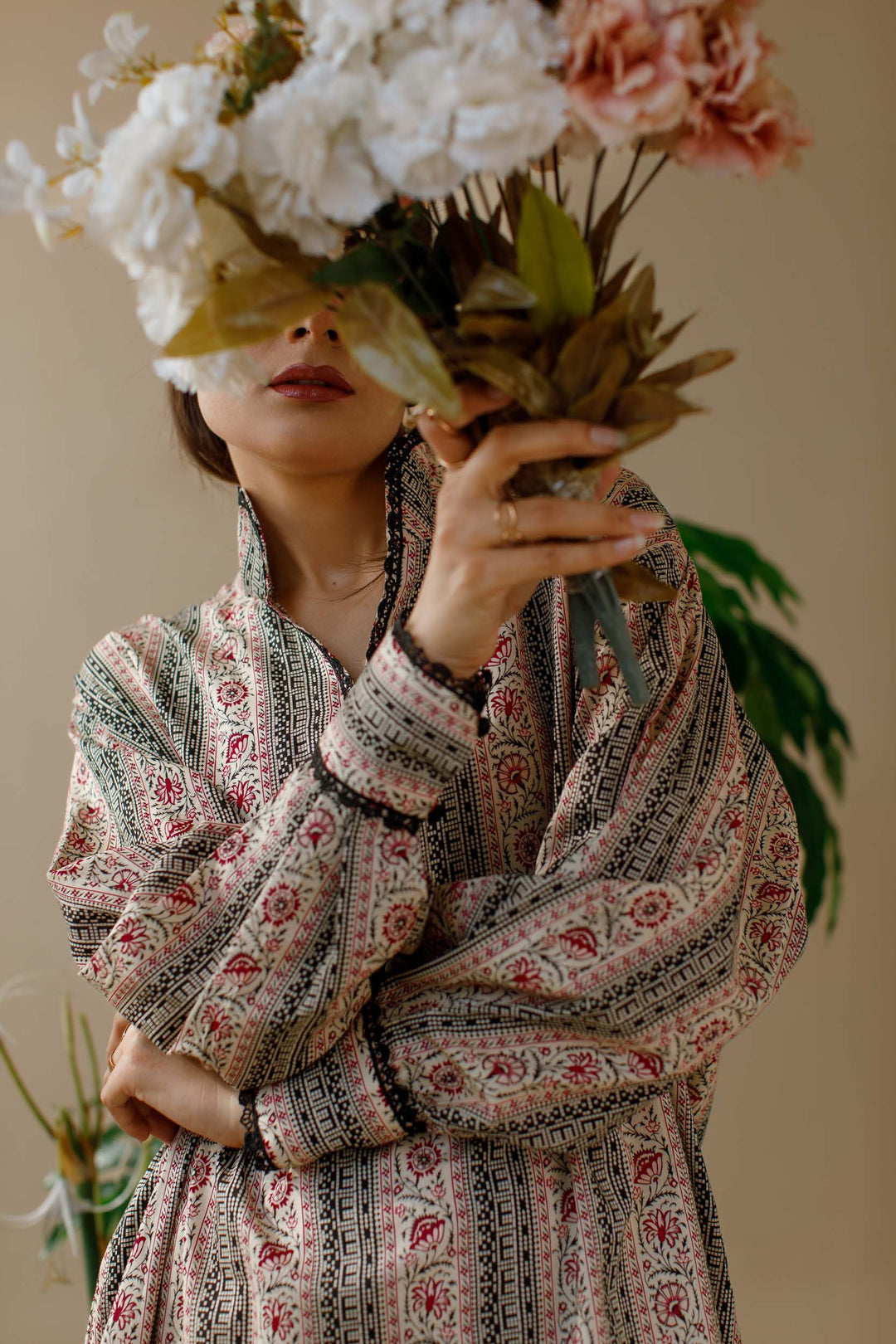 Ombrella - Floral - Co ord Set - Lawn - 2 Piece