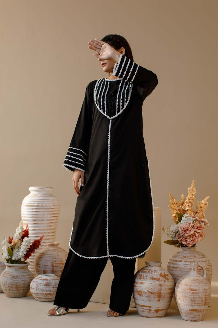 Ombrella - Twilight - Co ord set - Lawn - Black - 2 Piece