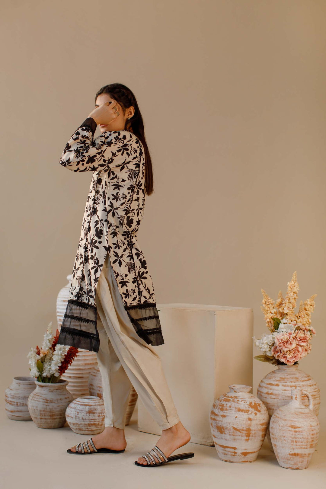 Ombrella - Foliage- Co ord set - Lawn - 2 Piece