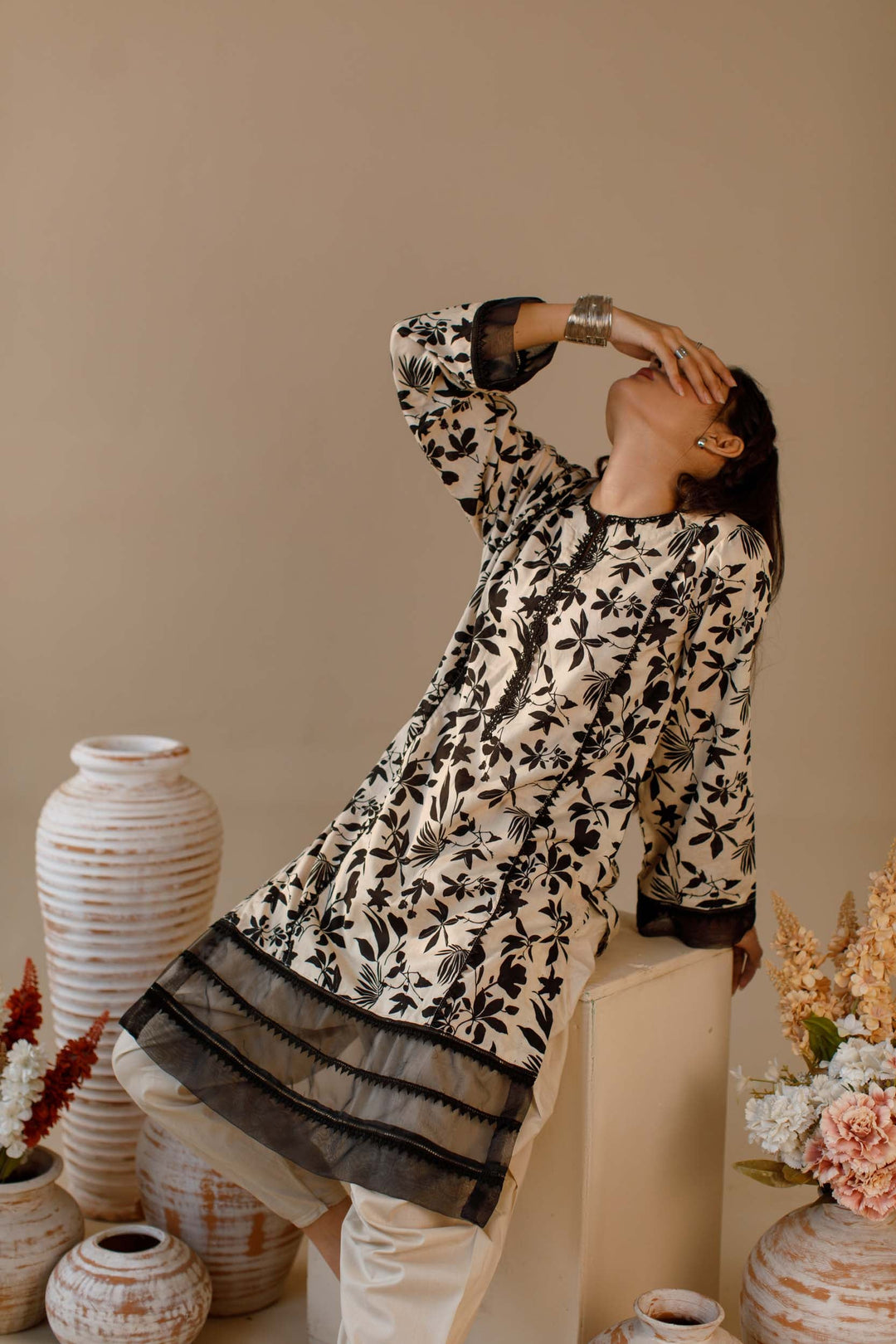 Ombrella - Foliage- Co ord set - Lawn - 2 Piece