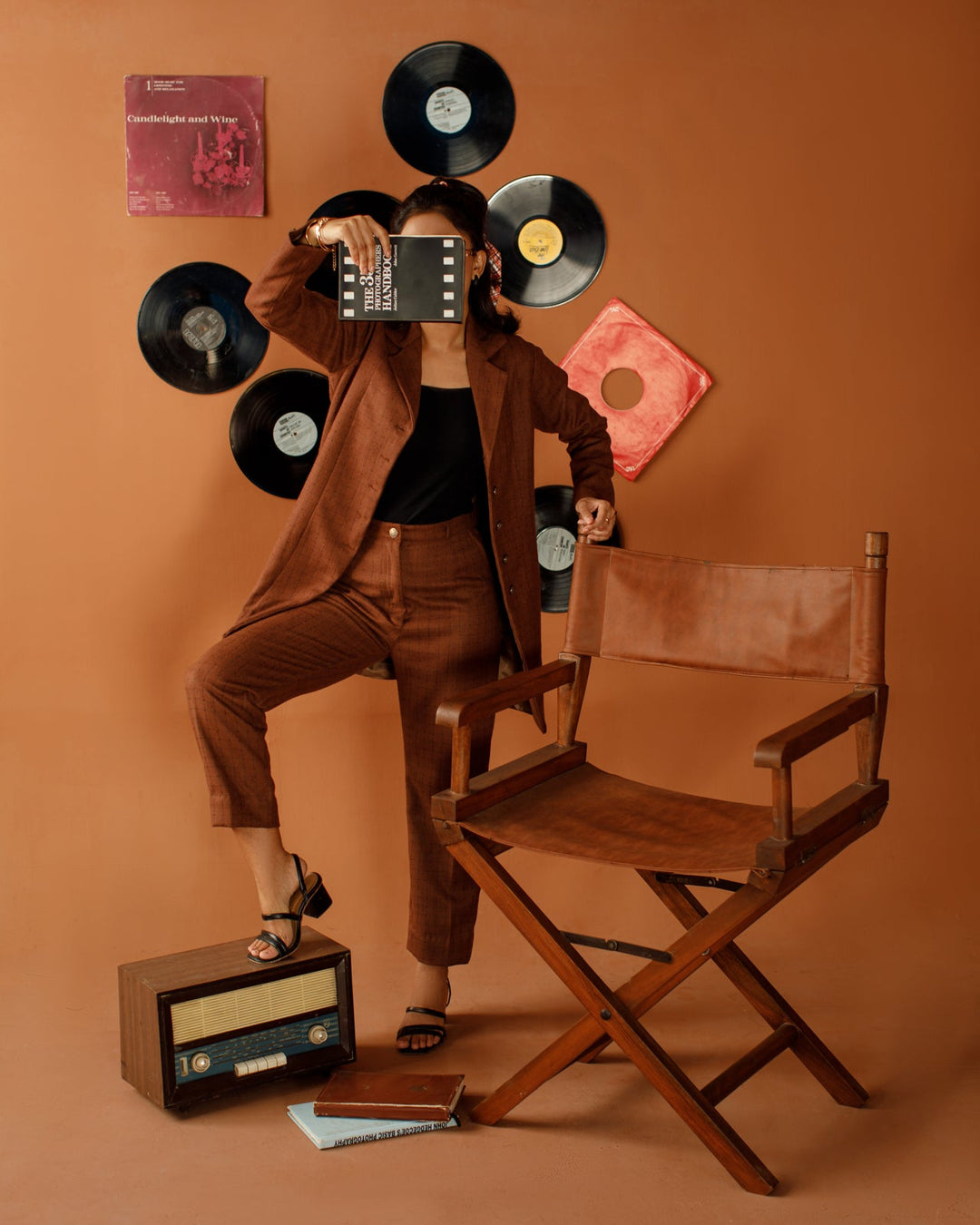 Ombrella - Bronze Boss Brown winter jersey Co-Ord Set For Women - 2 Piece