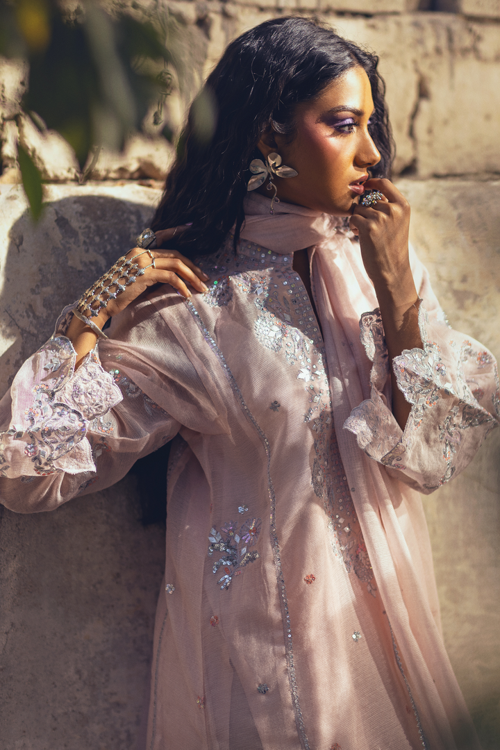 Sanam Chaudhri NASIAH Pink 3 Piece