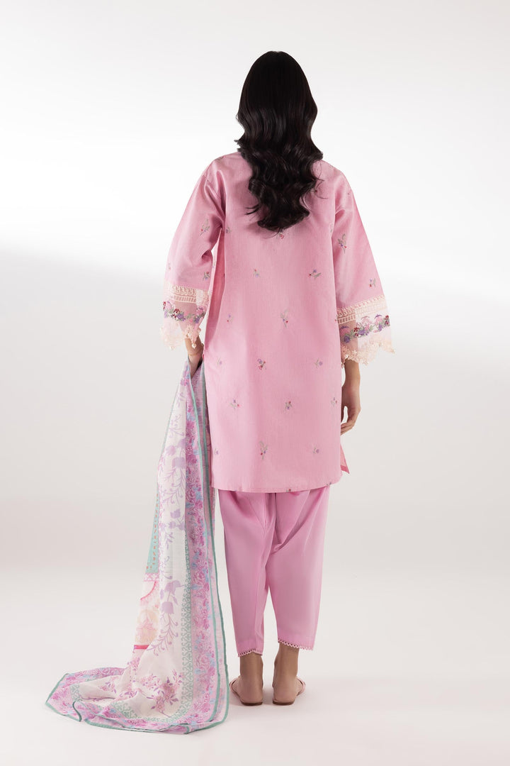 Sana Safinaz - Embroidered Muzlin Lawn Suit For Women - 3 Piece