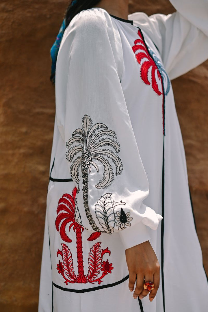 Gul E Noor - Palmae - White - Bamberg Cotton - 2 Piece