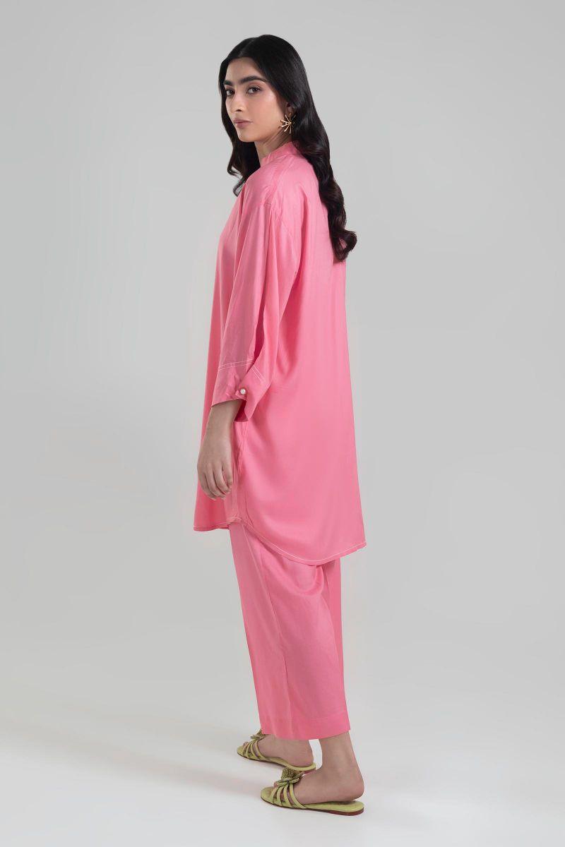 Sana Safinaz - Ss24Bsd136P2T - Linen - Pink