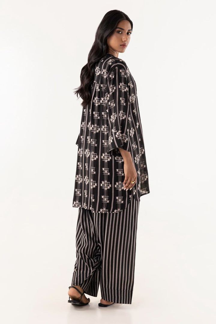 Sana Safinaz - Ss25Bsp339P2T - Black - Linen - 2 Piece