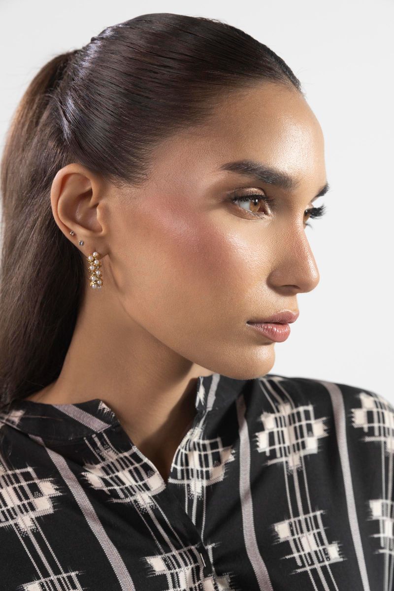 Sana Safinaz - Ss25Bsp339P2T - Black - Linen - 2 Piece