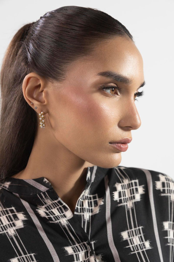 Sana Safinaz - Ss25Bsp339P2T - Black - Linen - 2 Piece