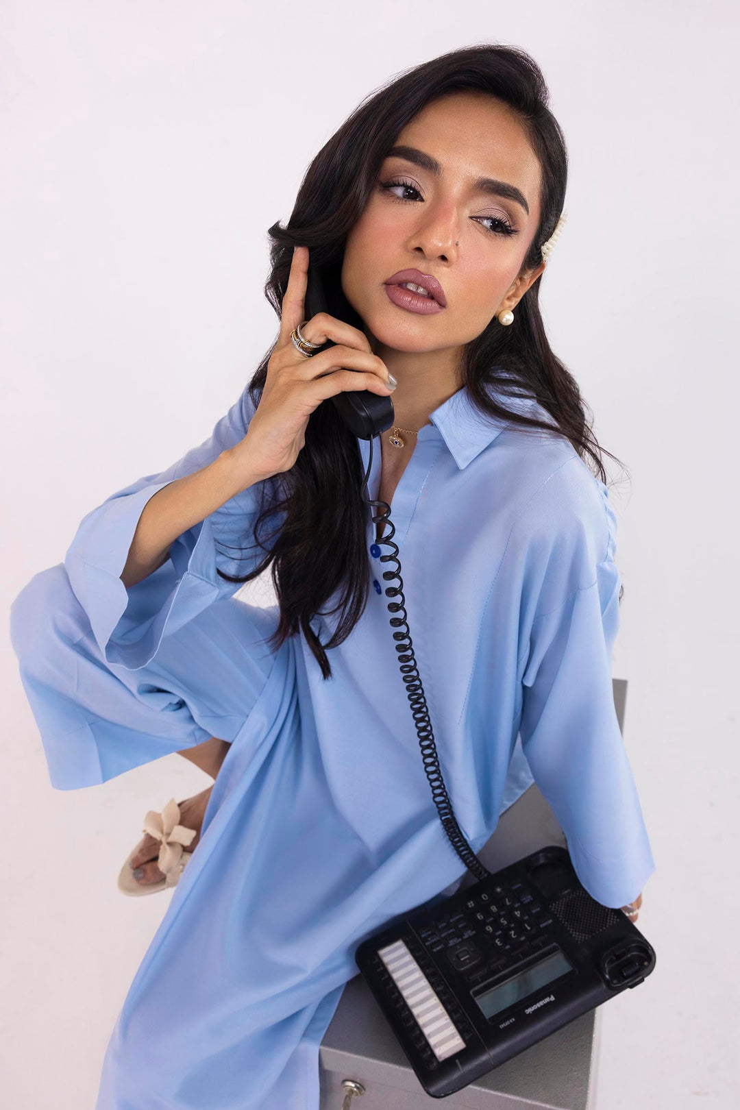 Sana Safinaz - Linen Suit For Women - 2 Piece