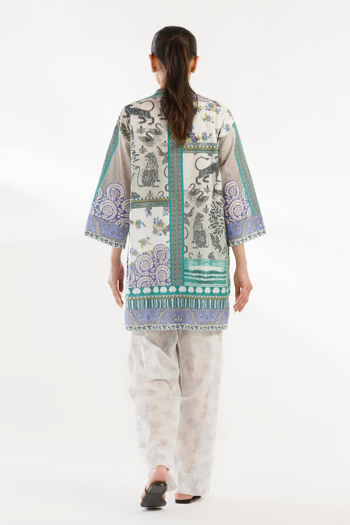 Sana Safinaz - Printed Lawn Suit For Women - 2 Piece