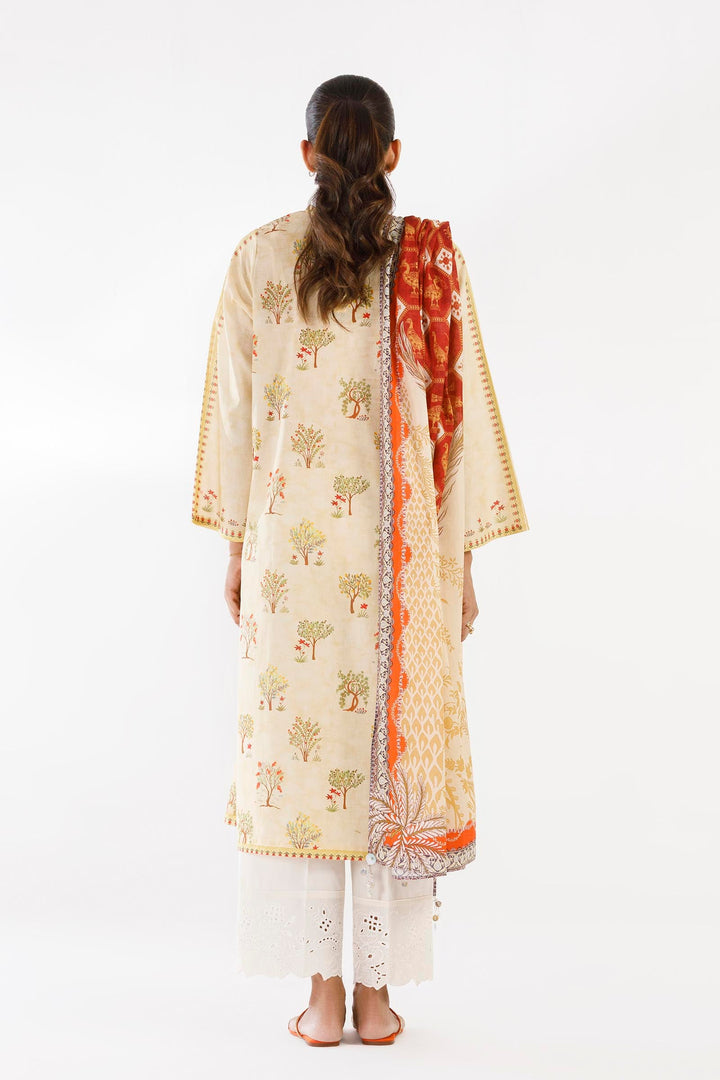 Sana Safinaz - Printed Lawn Suit For Women - 2 Piece