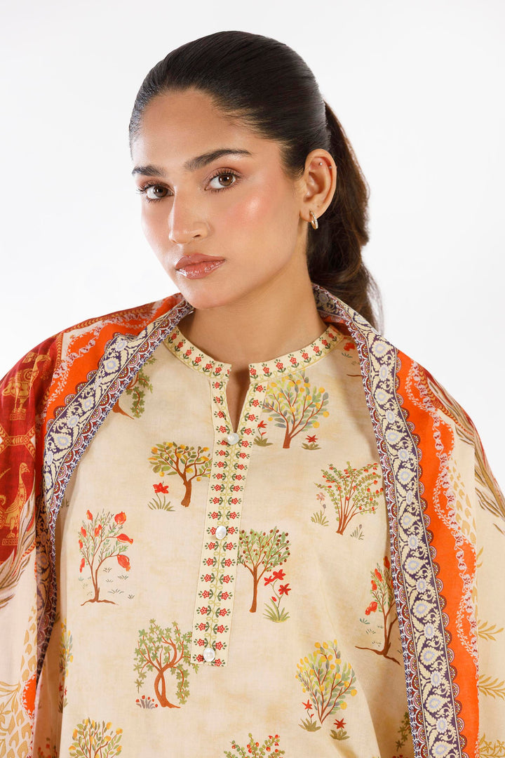 Sana Safinaz - Printed Lawn Suit For Women - 2 Piece