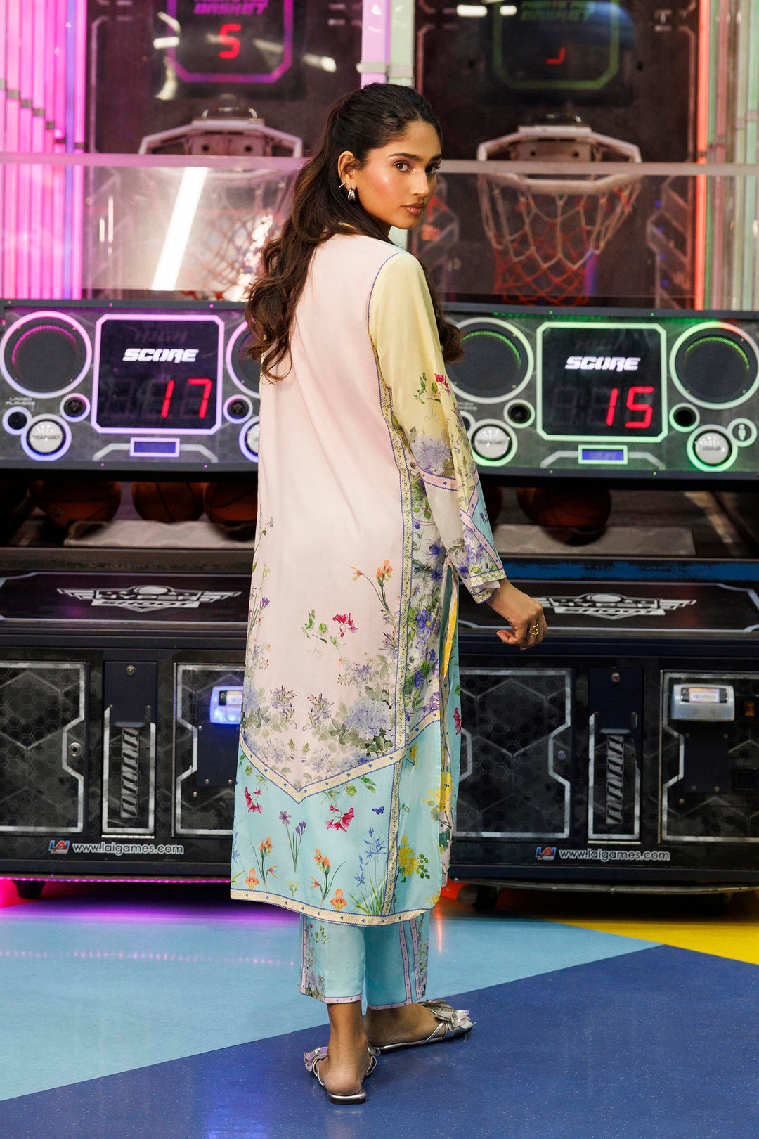 Sana Safinaz - Linen Stitch Printed Suit For Women - 2 Piece