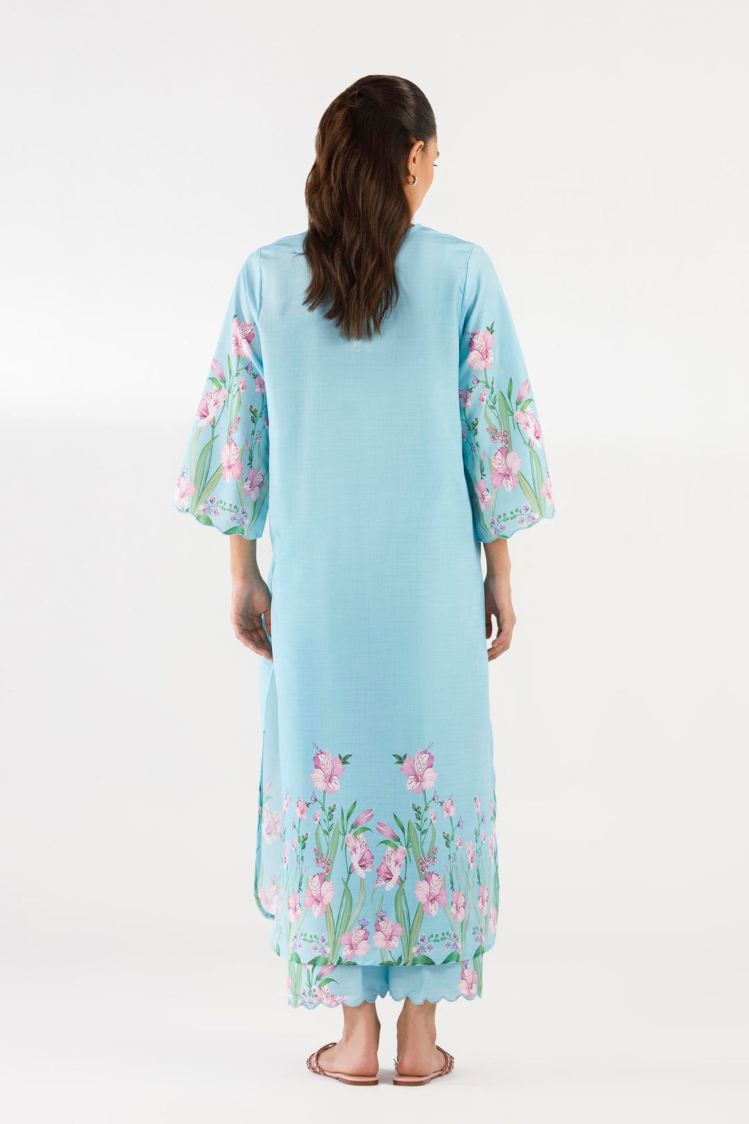 Sana Safinaz - Printed Viscose Suit For Women - 2 Piece