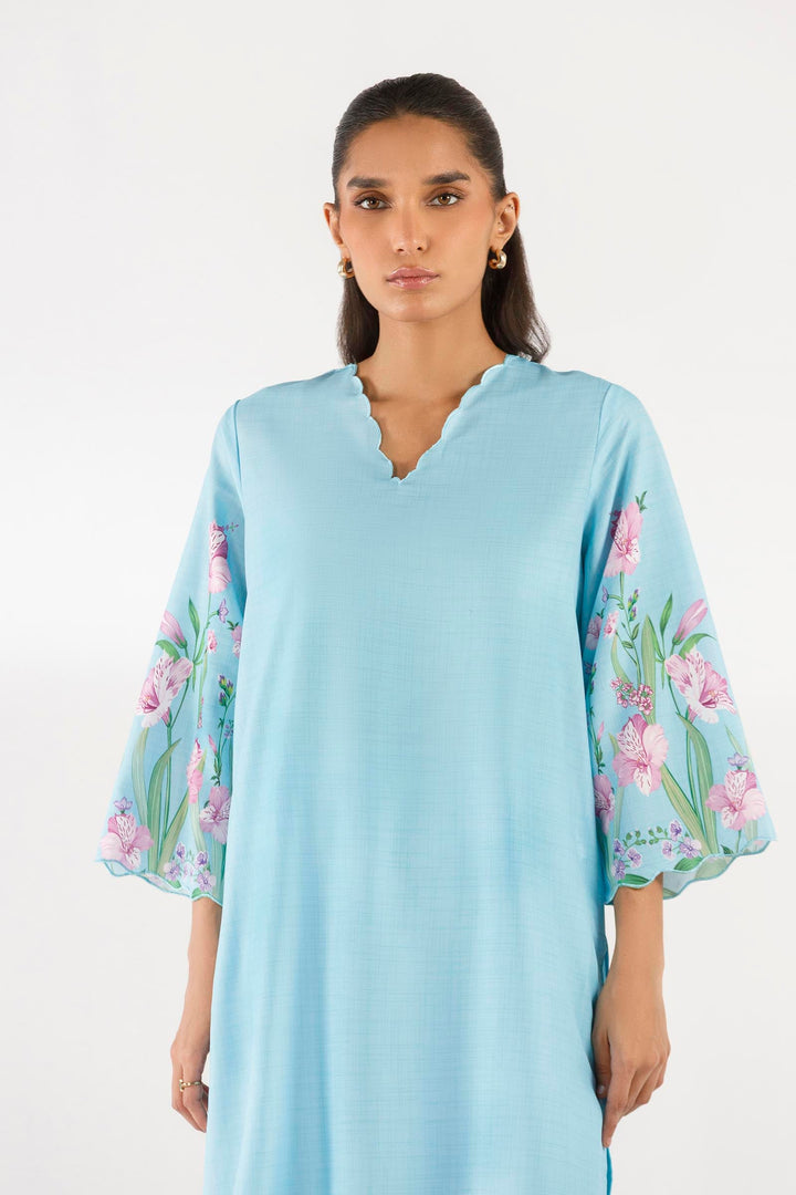 Sana Safinaz - Printed Viscose Suit For Women - 2 Piece