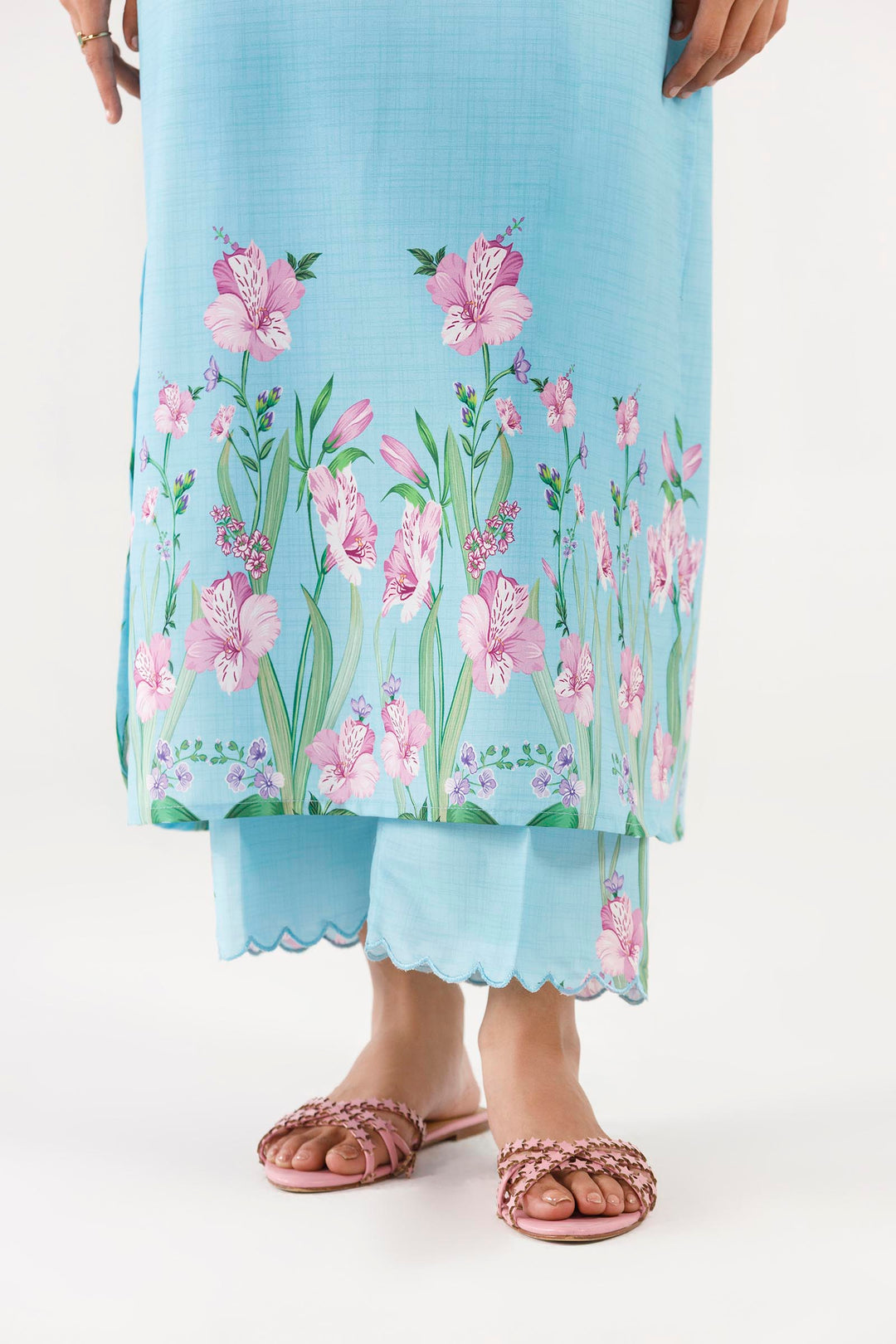 Sana Safinaz - Printed Viscose Suit For Women - 2 Piece