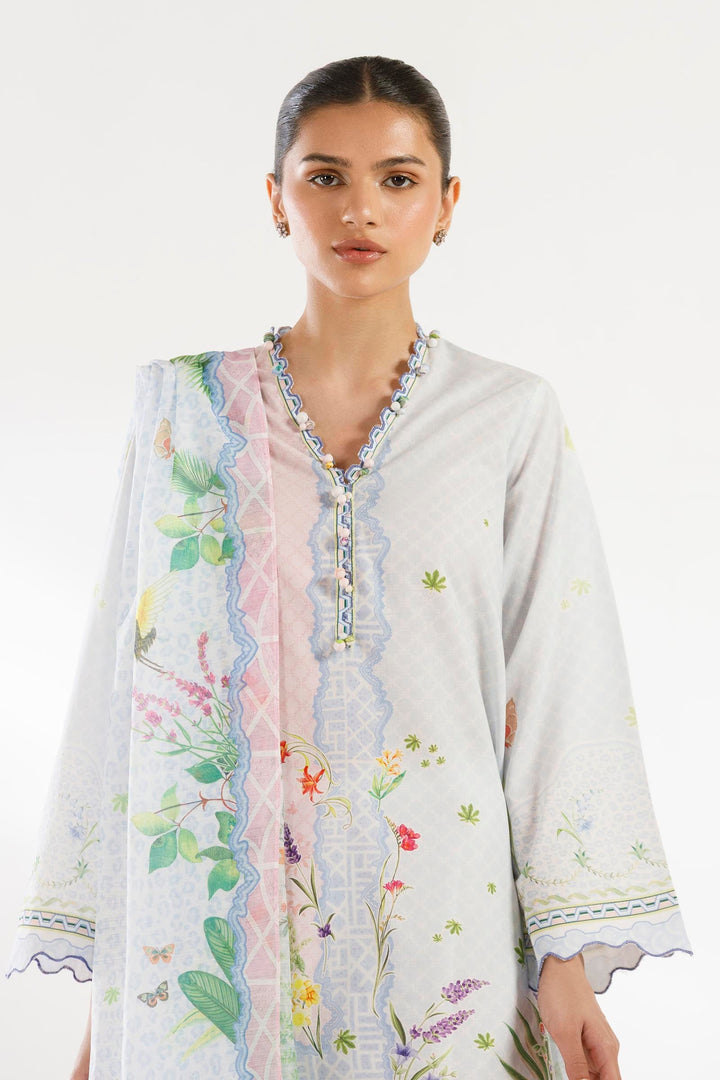 Sana Safinaz - Printed Lawn Suit For Women - 2 Piece