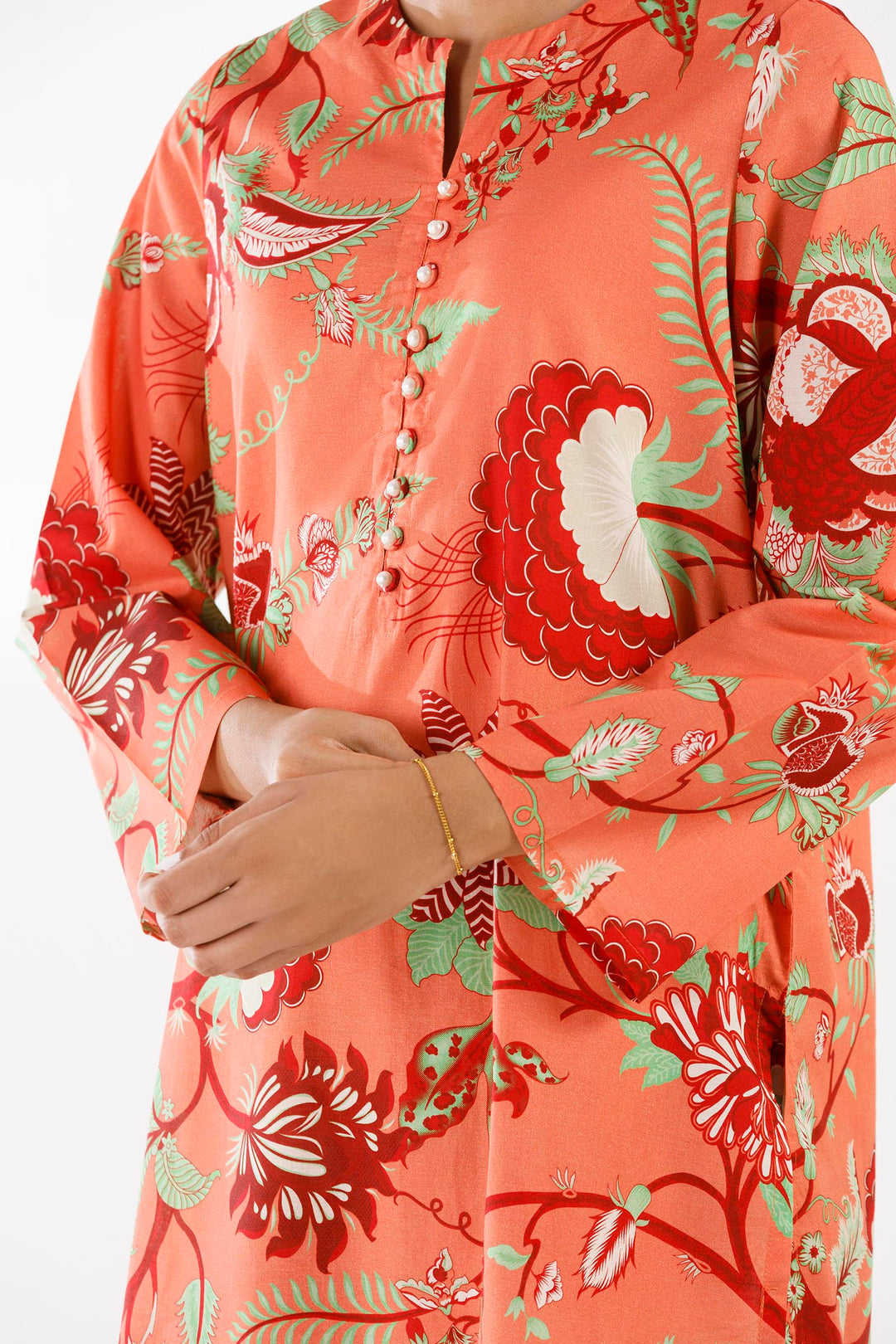 Sana Safinaz - Printed Lawn Suit For Women - 2 Piece