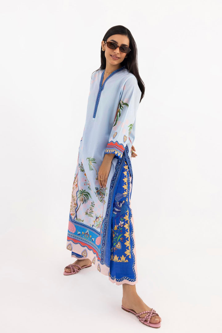 Sana Safinaz - Printed Lawn Suit For Women - 2 Piece