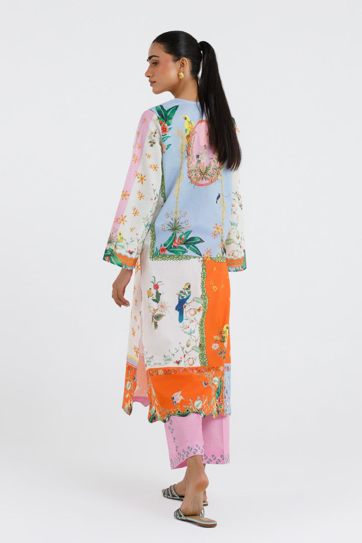Sana Safinaz - Printed Lawn Suit For Women - 2 Piece