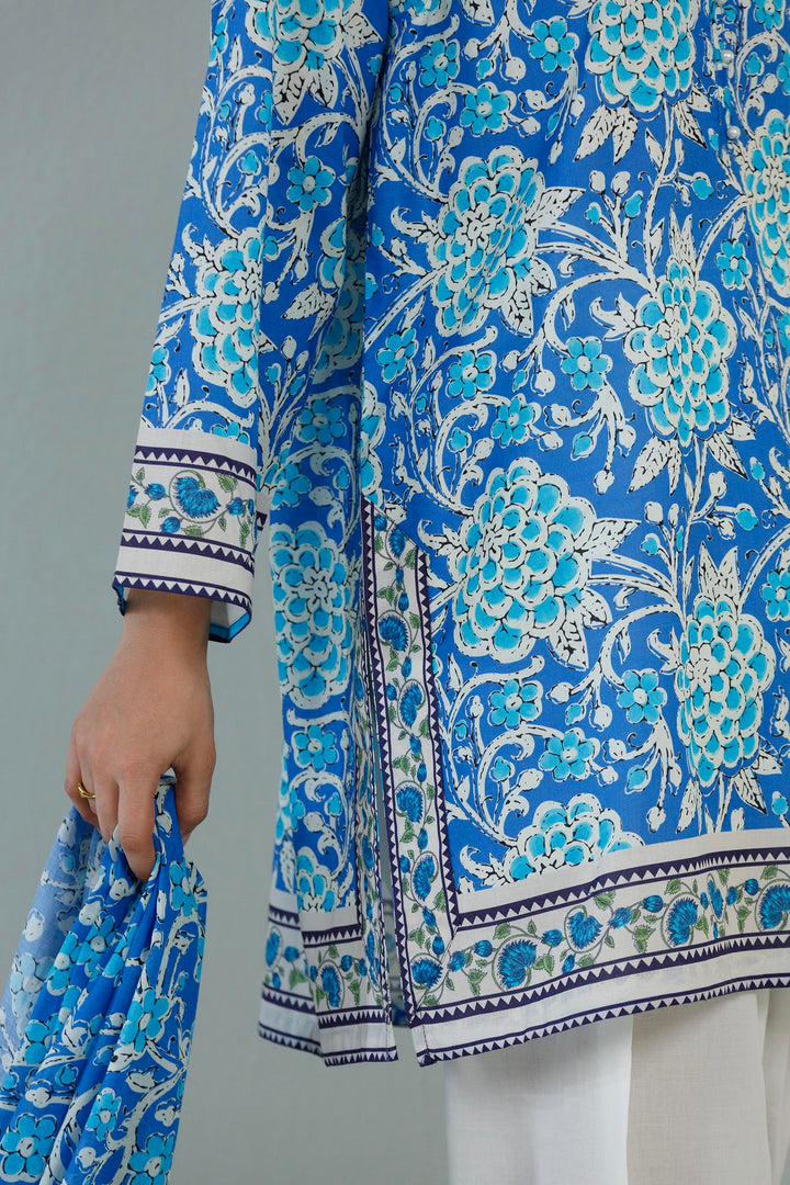 Sana Safinaz - Printed Lawn Suit For Women - 2 Piece