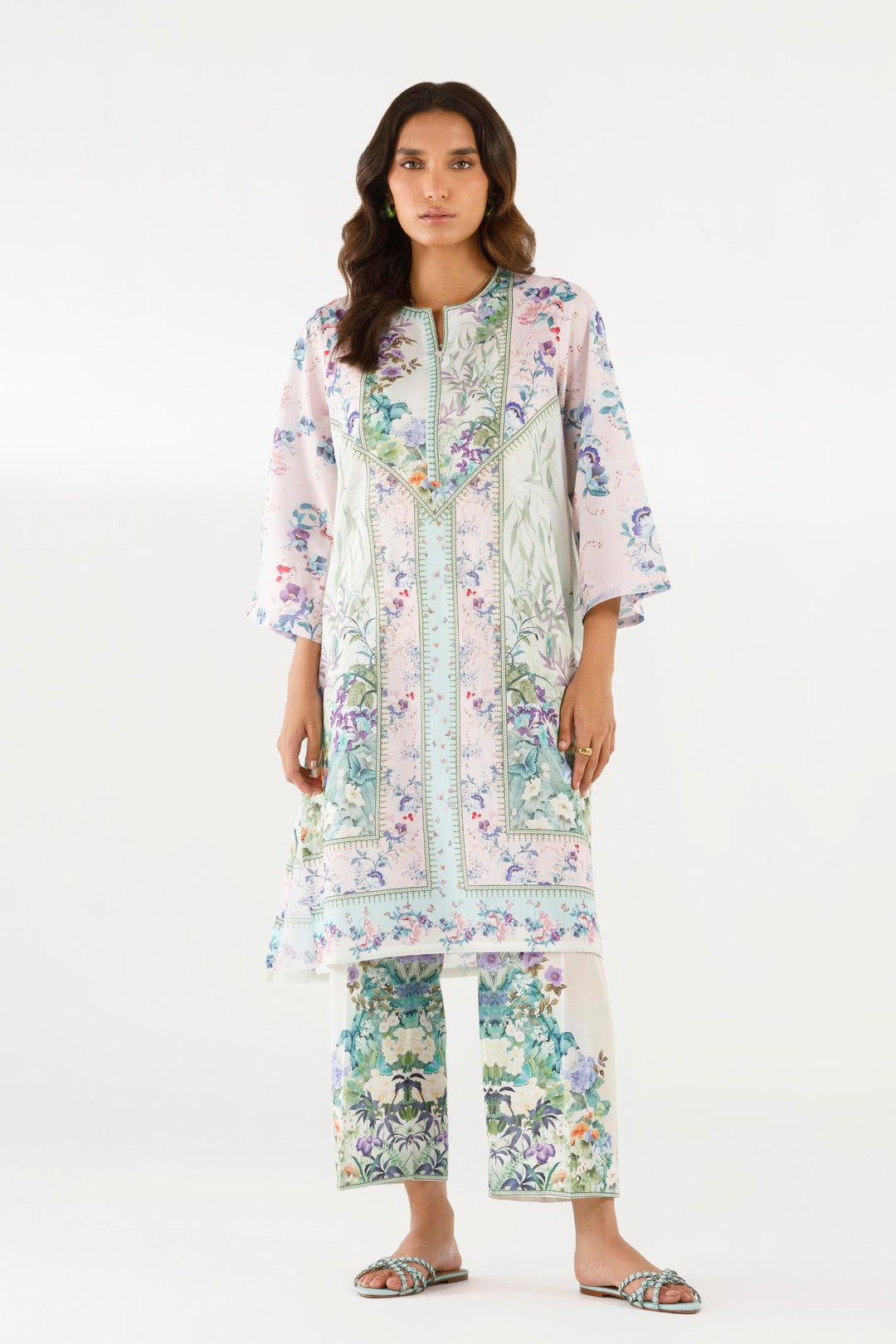 Sana Safinaz - Printed Lawn Suit For Women - 2 Piece
