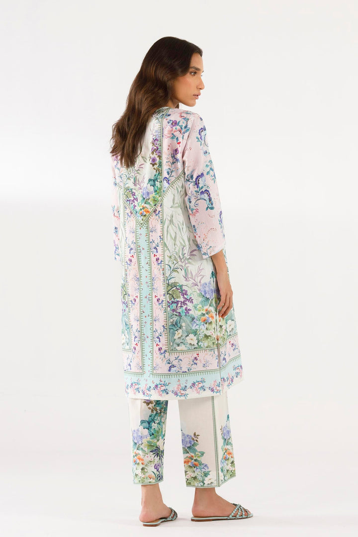 Sana Safinaz - Printed Lawn Suit For Women - 2 Piece