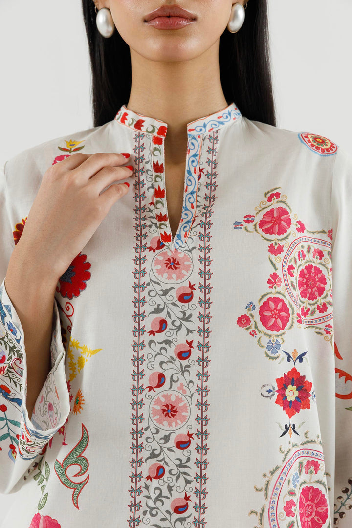 Sana Safinaz - Printed Lawn Suit For Women - 2 Piece