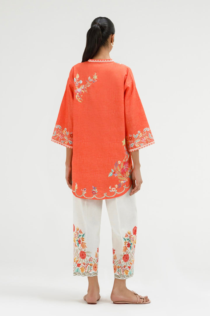 Sana Safinaz - Printed Dobby Suit For Women - 2 Piece