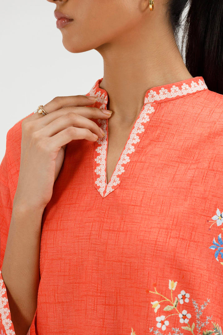 Sana Safinaz - Printed Dobby Suit For Women - 2 Piece