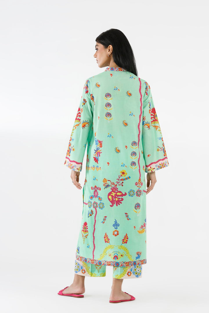 Sana Safinaz - Printed Lawn Suit For Women - 2 Piece