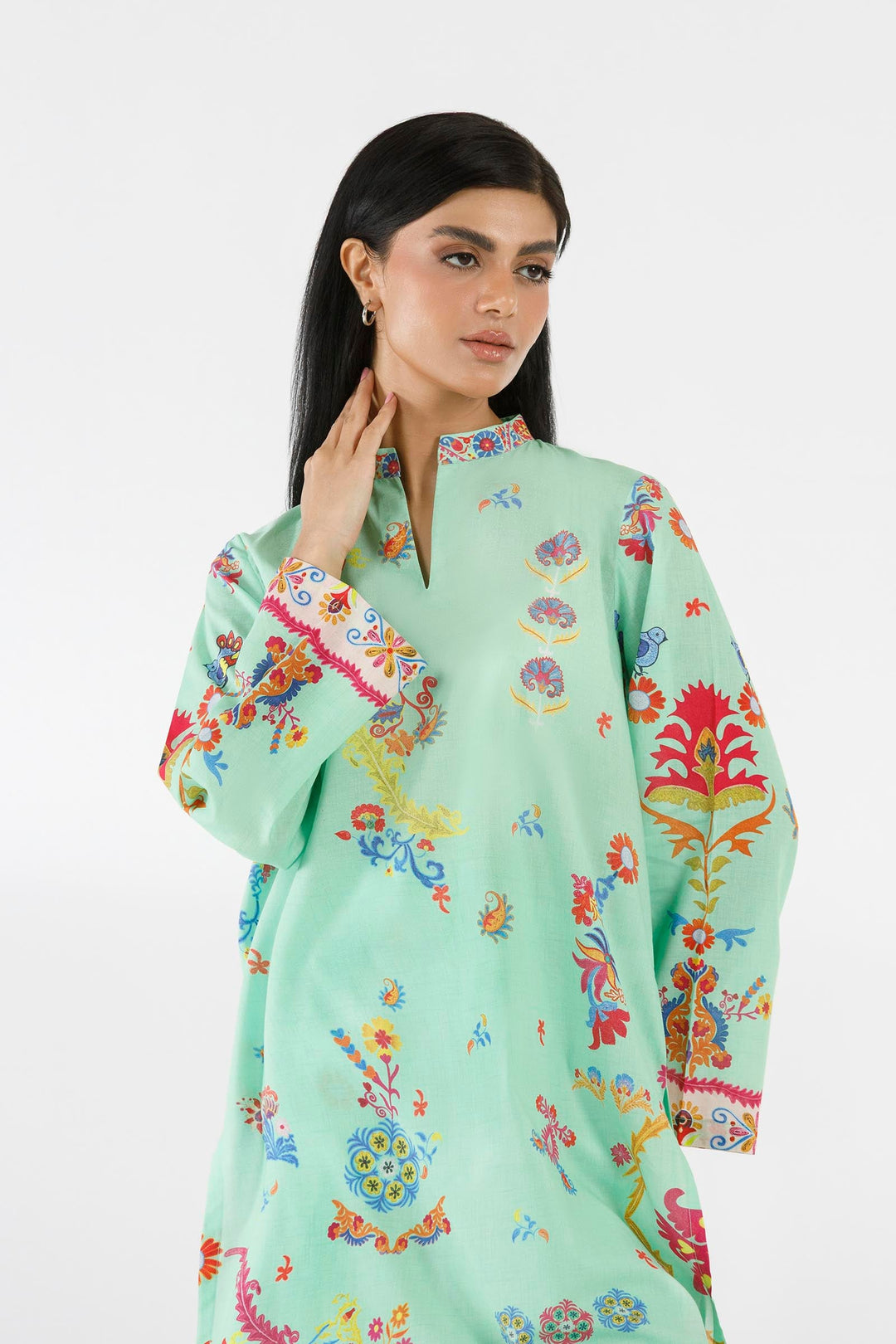 Sana Safinaz - Printed Lawn Suit For Women - 2 Piece