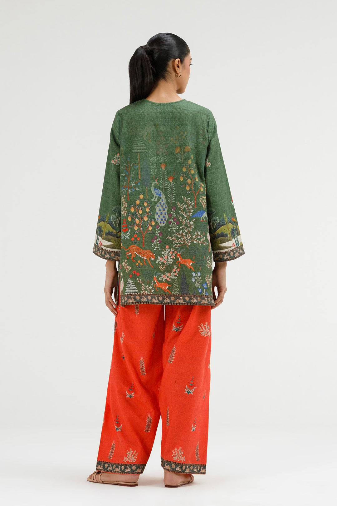 Sana Safinaz - Printed Dobby Suit For Women - 2 Piece