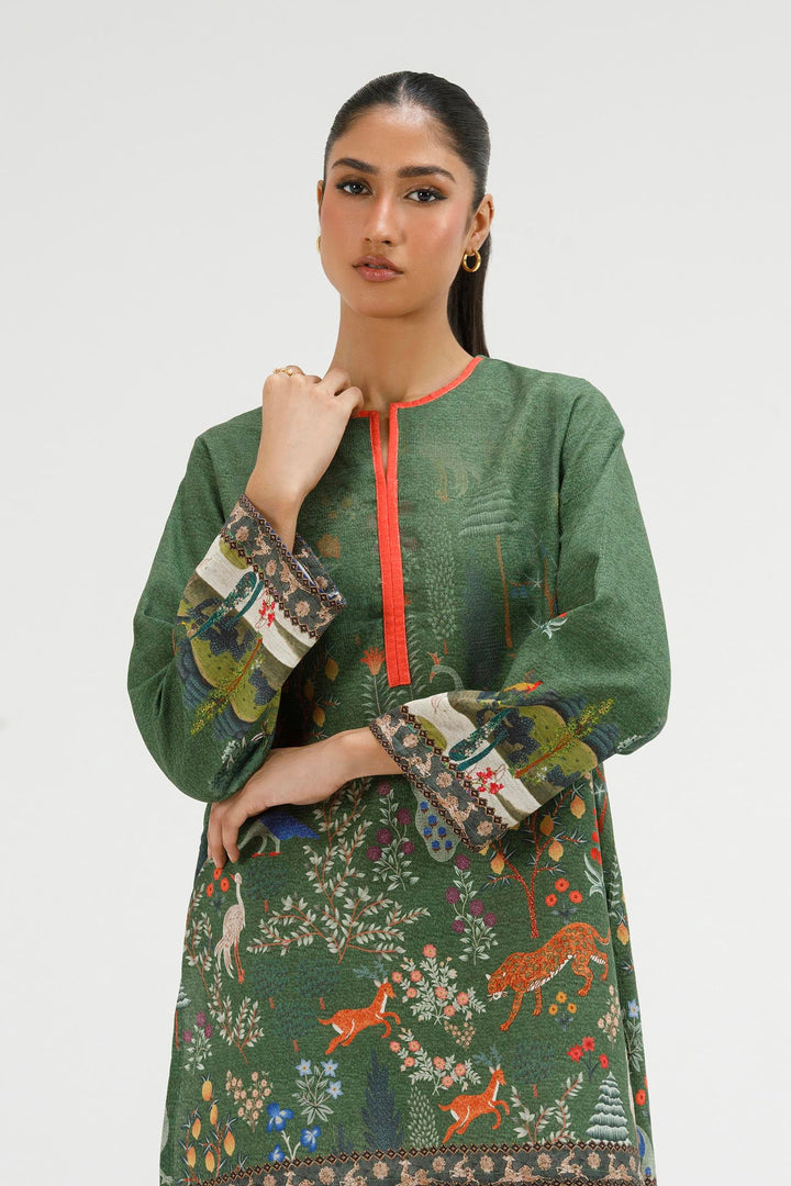 Sana Safinaz - Printed Dobby Suit For Women - 2 Piece