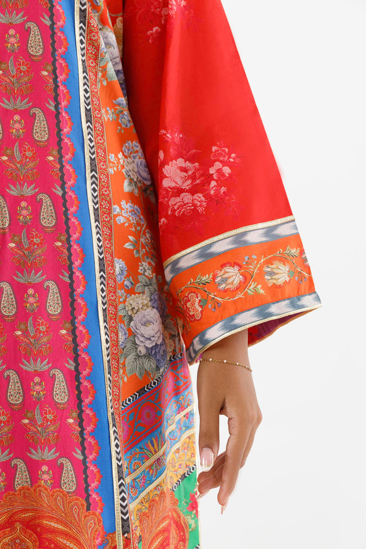 Sana Safinaz Stitched Printed Lawn Suit Multi 2 Piece