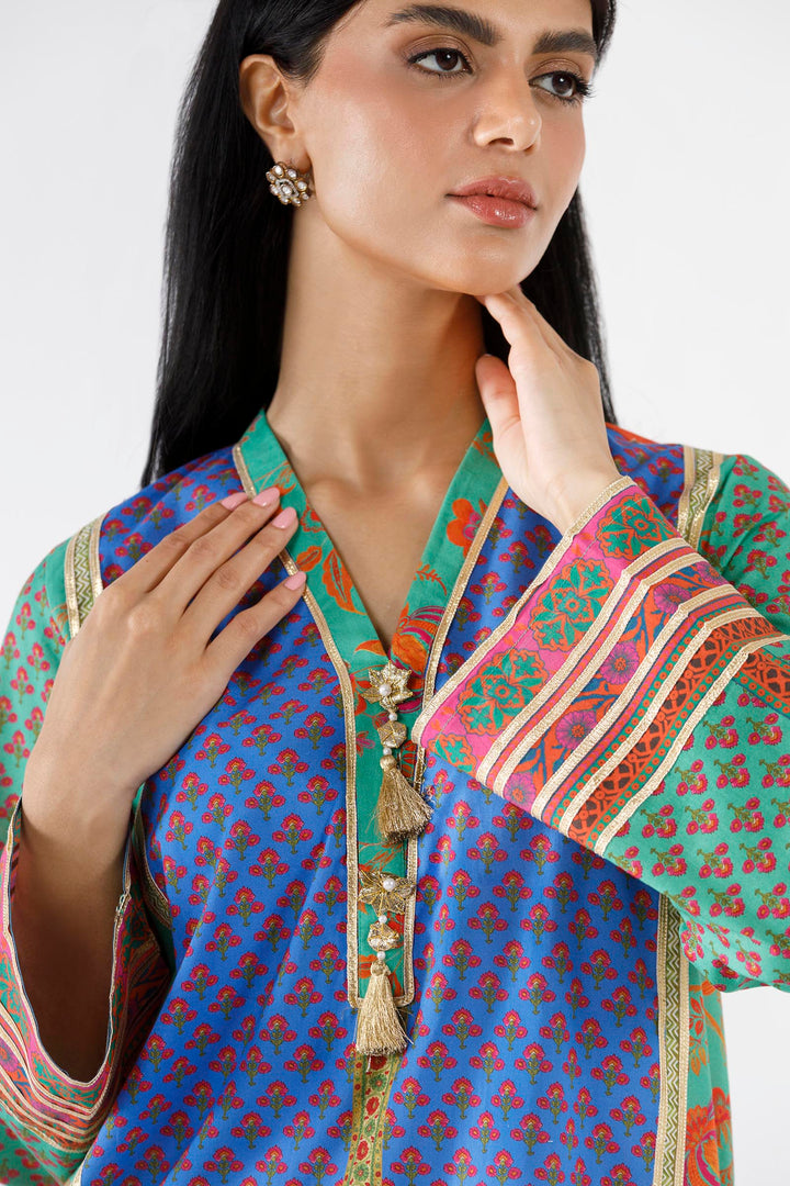 Sana Safinaz - Printed Lawn Suit For Women - 2 Piece