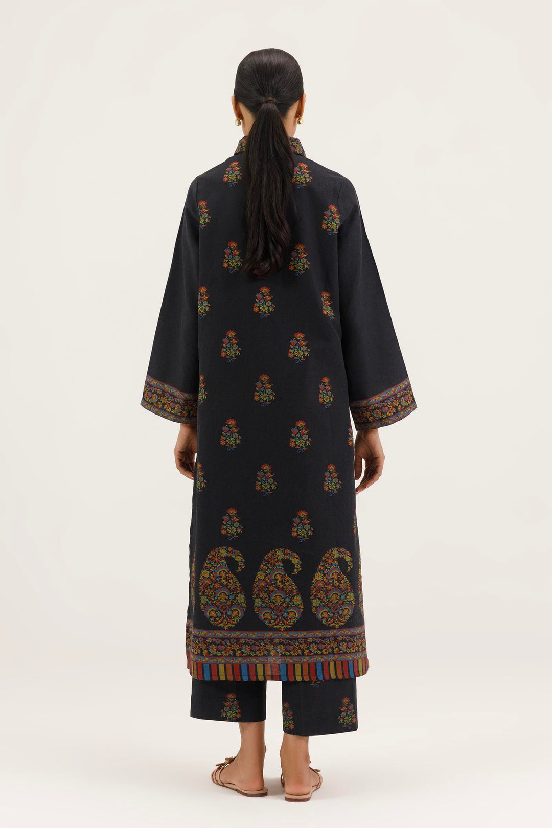 Sana Safinaz - Printed Dobby Suit For Women - 2 Piece