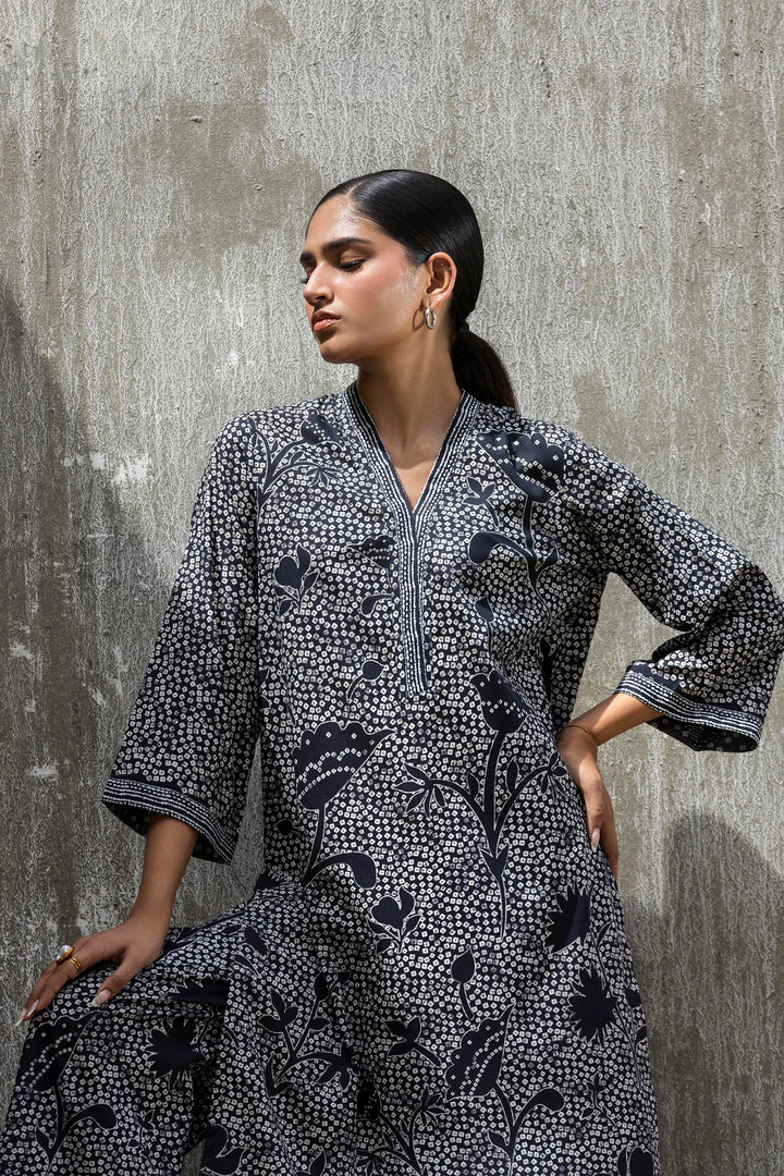 Sana Safinaz - Printed Lawn Suit For Women - 2 Piece