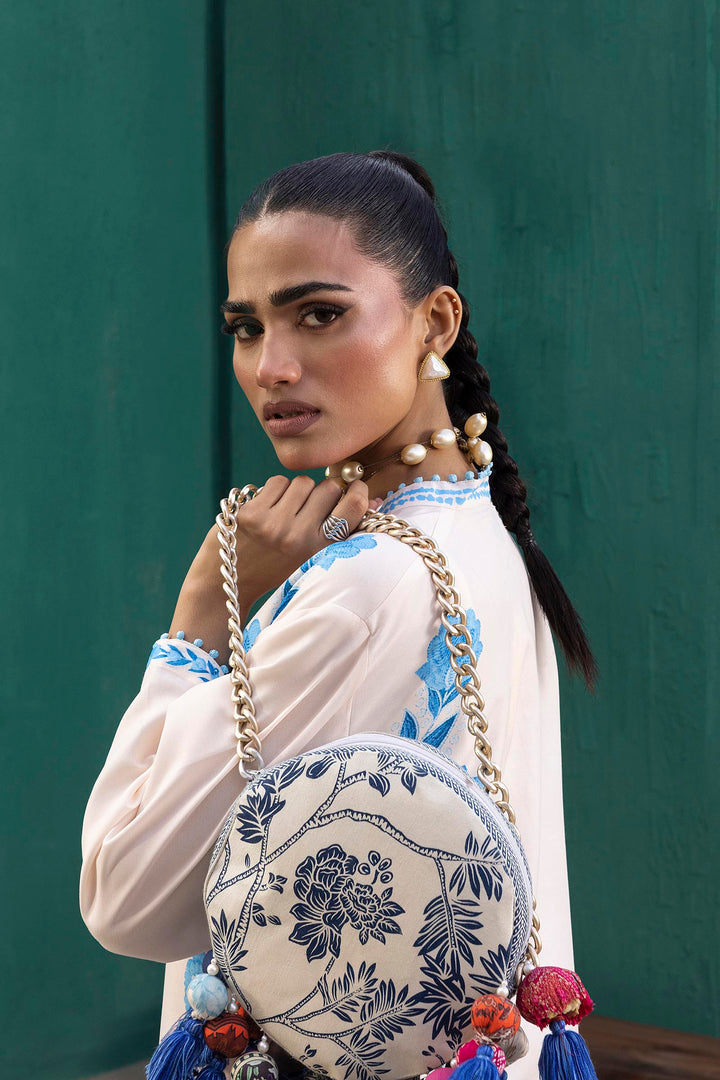 Sana Safinaz - Printed Viscose Suit For Women - 2 Piece