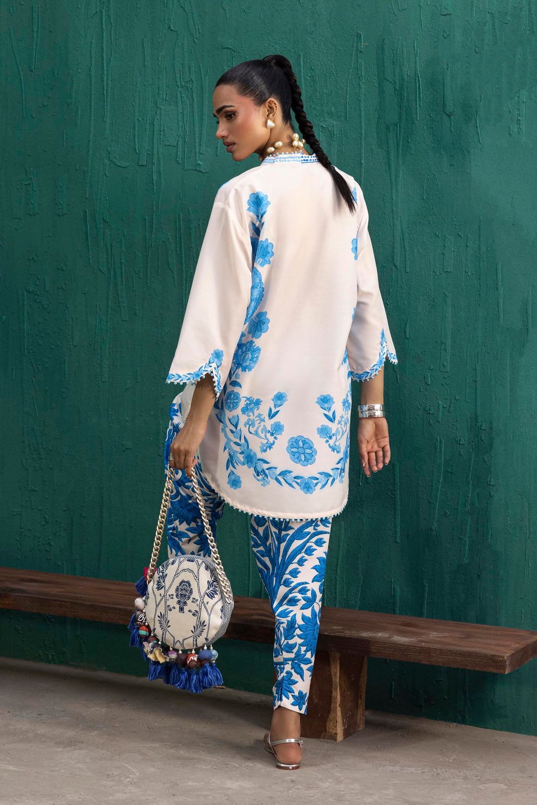 Sana Safinaz - Printed Viscose Suit For Women - 2 Piece