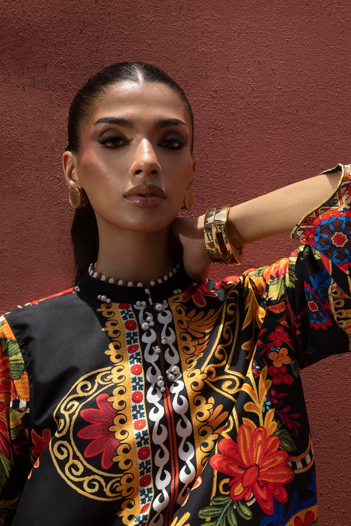 Sana Safinaz - Printed Viscose Suit For Women - 2 Piece