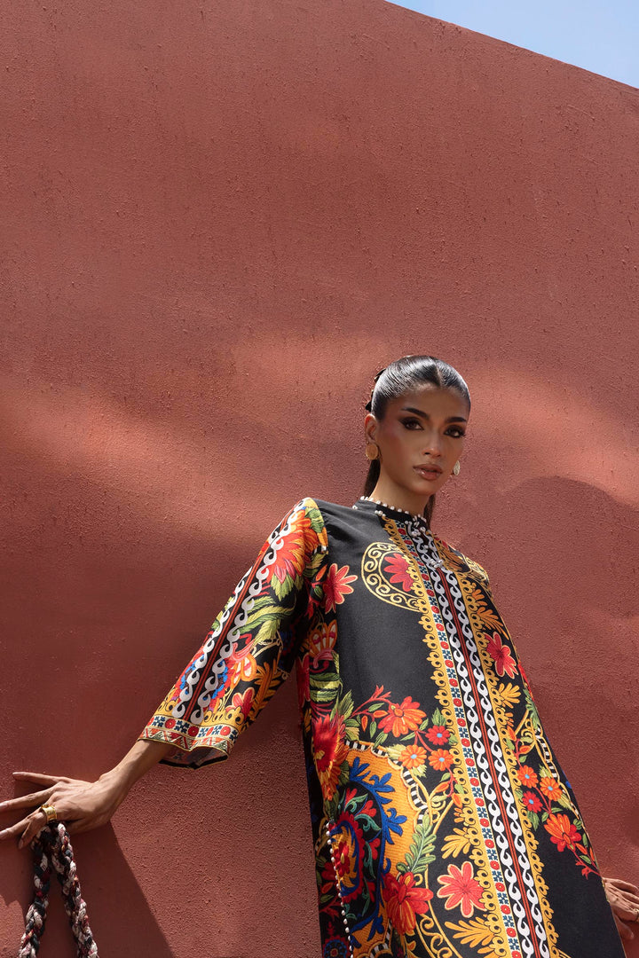 Sana Safinaz - Printed Viscose Suit For Women - 2 Piece
