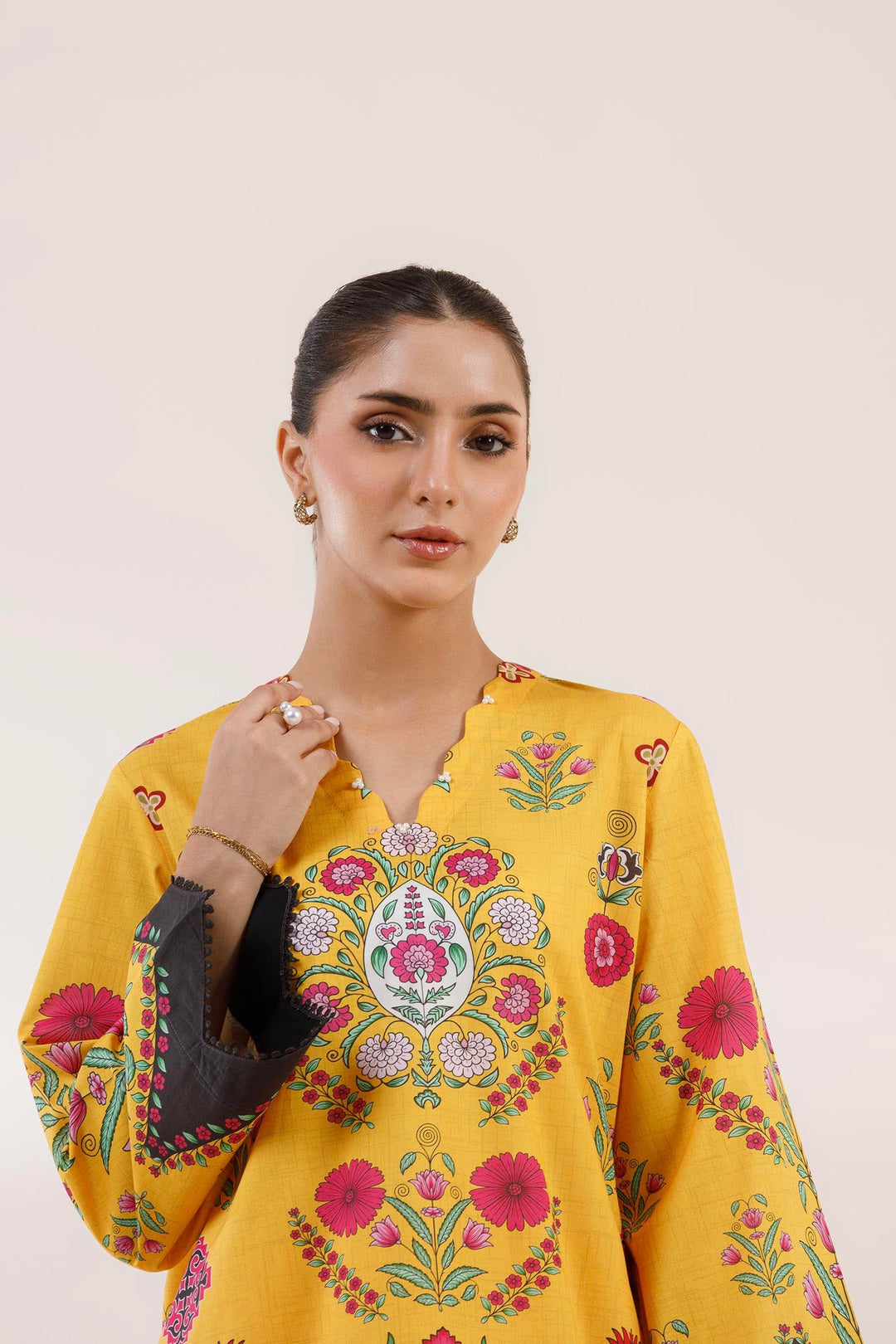 Sana Safinaz - Printed Lawn Suit For Women - 2 Piece