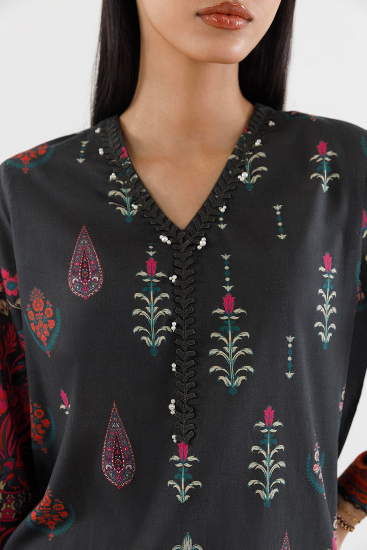 Sana Safinaz Stitched Printed Lawn Suit Kai Green 2 Piece
