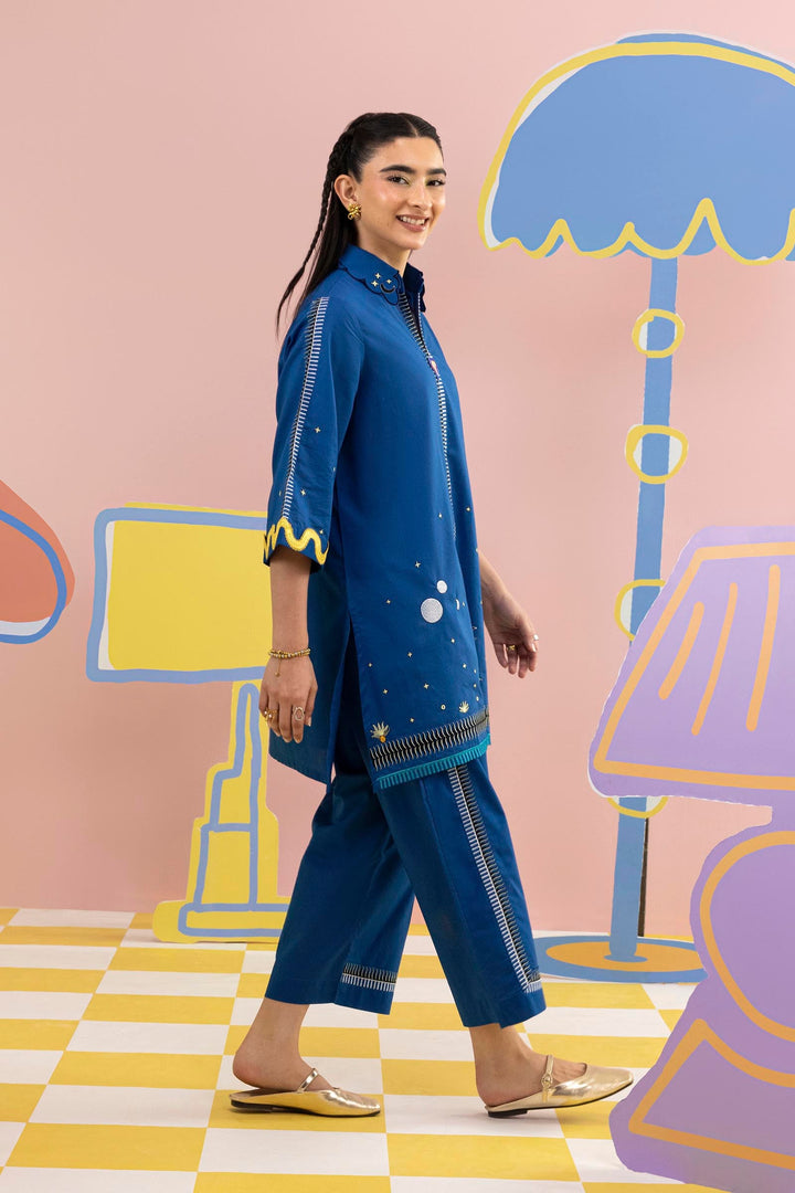 Sana Safinaz - Embroidered Lawn Suit For Women - 2 Piece