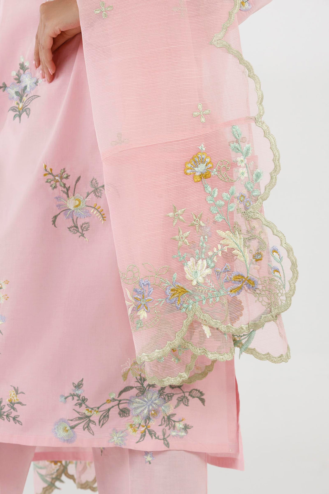 Sana Safinaz - Embroidered Lawn Suit For Women - 3 Piece