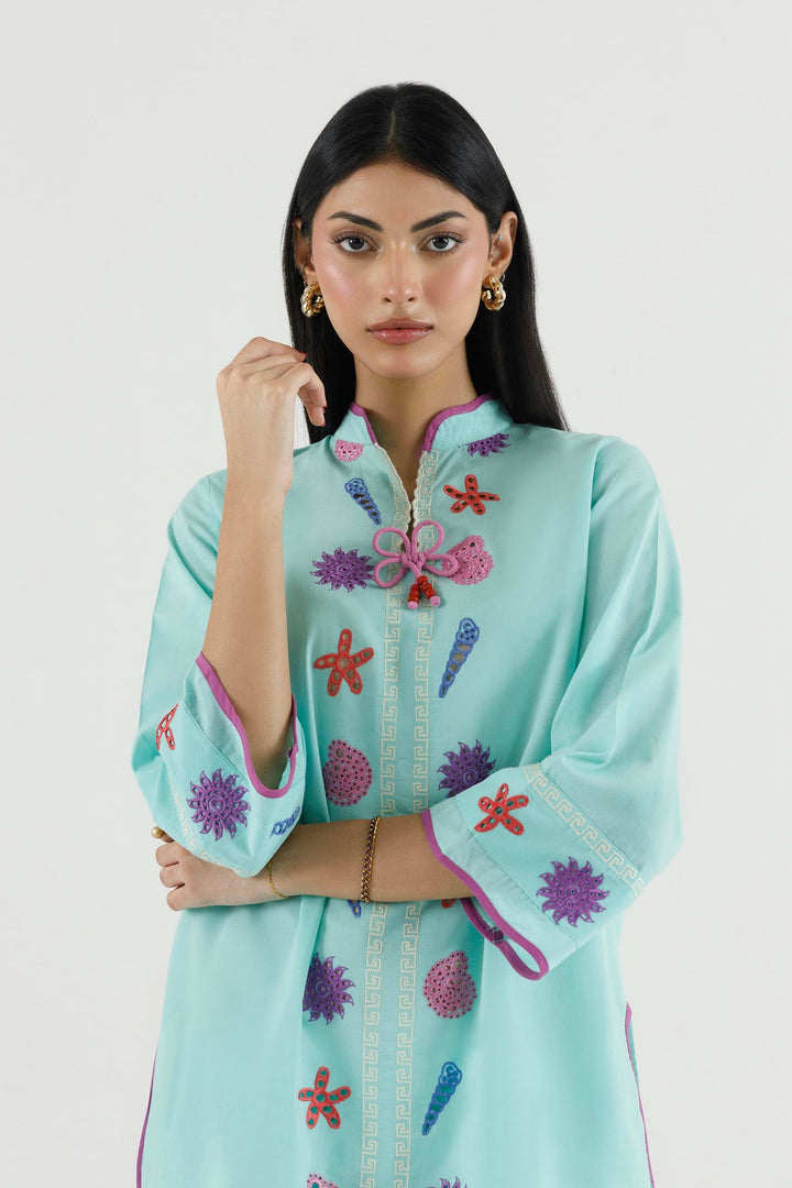 Sana Safinaz - Embroidered Lawn Suit For Women - 2 Piece