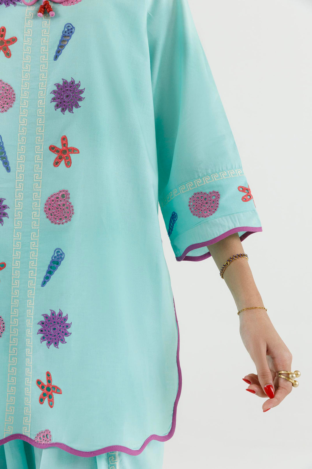 Sana Safinaz - Embroidered Lawn Suit For Women - 2 Piece