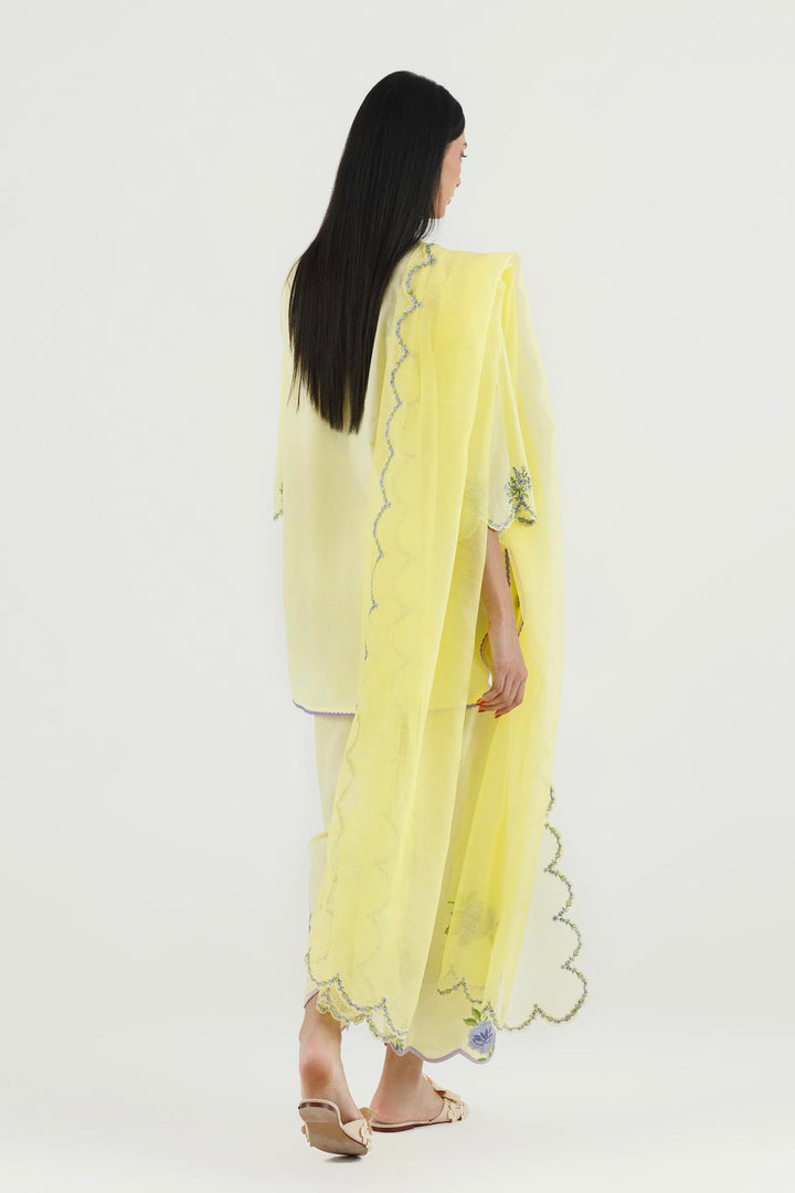 Sana Safinaz - Embroidered Lawn Suit For Women - 3 Piece
